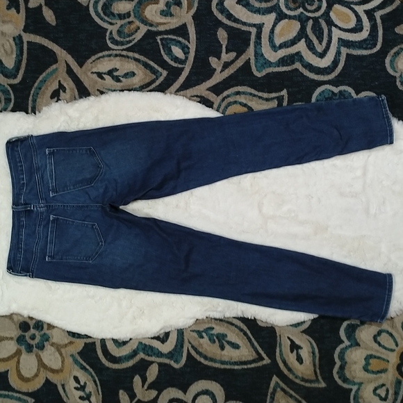 Athleta sculptek dark wash stretch skinny jeans sz 0 - Picture 10 of 10